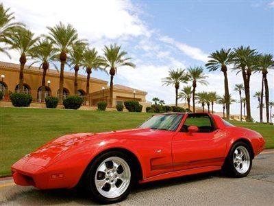 1978 chevrolet corvette 25th anniversary california blue plate no reserve!