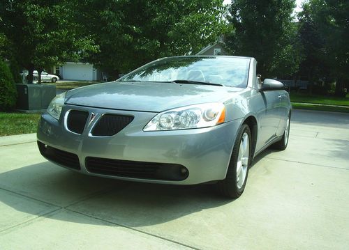 2007 pontiac g6 gt 2 door hardtop convertible, blue-gold crystal metallic,