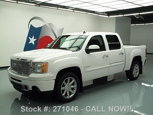 2011 gmc sierra denali crew awd htd leather 20's 33k mi texas direct auto