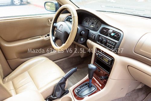 Excellent 99 mazda 626 es v6 2.5l black 109k loaded leather clean premium sound
