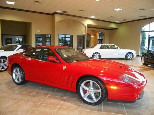 2002 ferrari f575 maranello-finest avail climate cont garage-carbon fiber seats