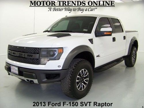 2013 4x4 raptor navigation rearcam svt crewcab 6.2 htd ac seats ford f150 10k