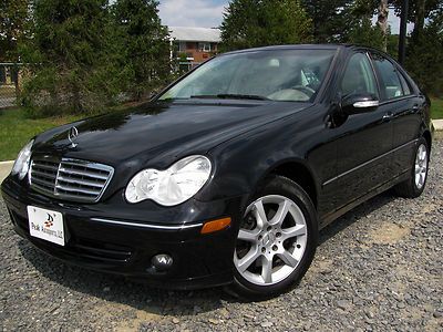 07 mercedes c280 4matic awd black warranty we finance heated seats beautiful nj