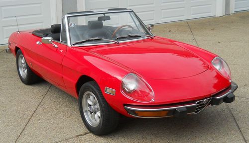 1973 alfa romeo with highly desireable chrome bumpers - fantastic condition