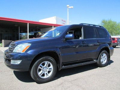 2004 4x4 4wd blue v8 leather navigation dvd 3rd row sunroof no reserve