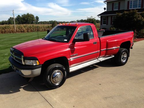 1996 dodge ram 3500 4x4 dually cummins diesel boss 2011 or 2007 v plow extra $