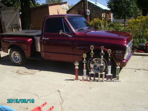 1970 chevy c10 cabernet red metallic award winner head turning cherry pick-up