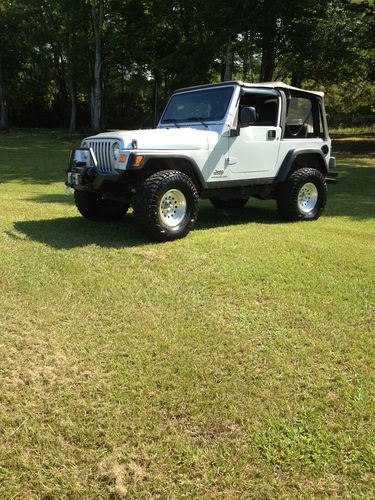 2003 jeep wrangler tj lifted 33" hankooks bumper winch etc