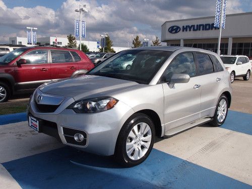 2011 acura rdx awd tech pkg alloys turbo leather roof navi clean carfax texas