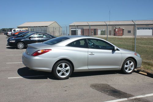 Silver 2 door 2004 toyota solara sle