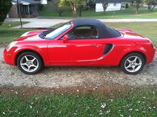 2000 toyota spyder mr2 86k miles garage kept new top no reserve