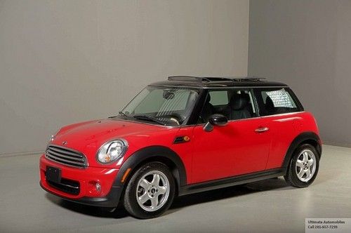 2011 mini cooper panoroof sports pkg 33k miles auto harman kardon leather clean!