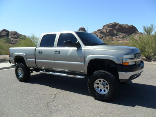 2002 chevrolet 2500 crew cab duramax diesel lifted shows pride of ownership