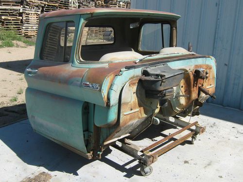 1962-64 chevy pickup cab green