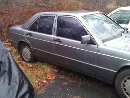 Mercedes Benz 190d 2.5 Turbo Diesel 155k. Grey on blue. very little rust, US $3,100.00, image 3