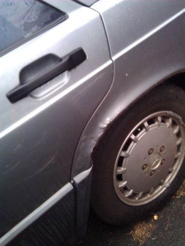 Mercedes Benz 190d 2.5 Turbo Diesel 155k. Grey on blue. very little rust, US $3,100.00, image 5