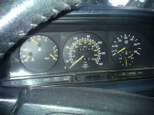Mercedes Benz 190d 2.5 Turbo Diesel 155k. Grey on blue. very little rust, US $3,100.00, image 13