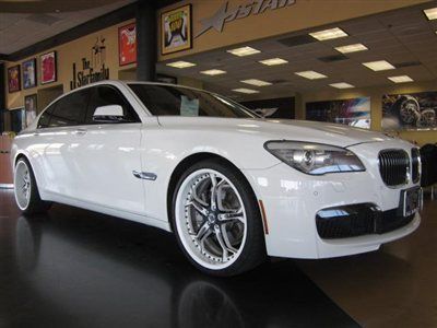 2012 bmw 740li white navigation back up camera asanti wheels