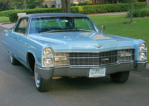 Amazing original low mile survivor -1966 cadillac sedan de ville -55k orig mi