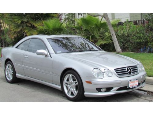 01 mercedes benz cl55 amg coupe sport navigation sport leather heated seats