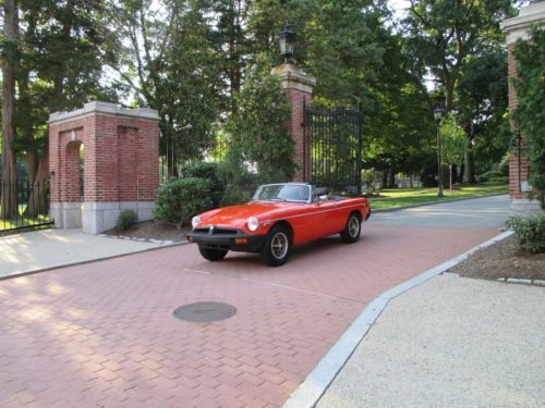 1980 mgb roadster--2 owners, all original, 65k miles