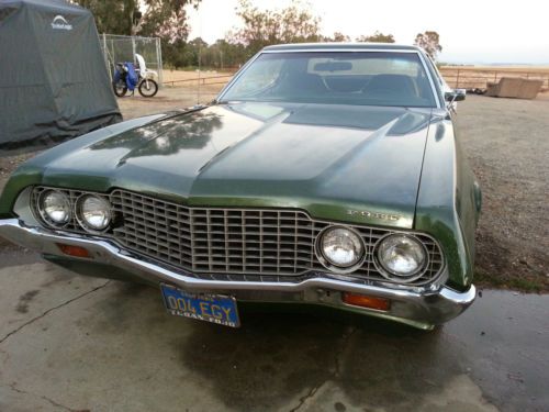 1972 ford torino base 5.0l currently registered! brand new rebuilt transmission!