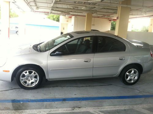 2004 silver dodge neon sxt sedan 4-door 2.0l