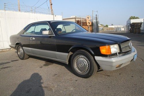 1987 mercedes-benz 560 sec coupe automatic 8 cylinder no reserve