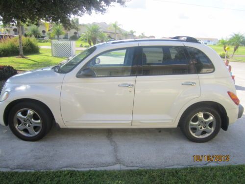 2001 chrysler pt cruiser limited in white