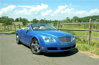 2009 bentley gtc in neptune blue with 7k miles flawless!!!! price lowered