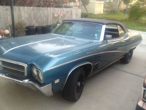 1969 buick skylark custom convertible 2-door 4.1l