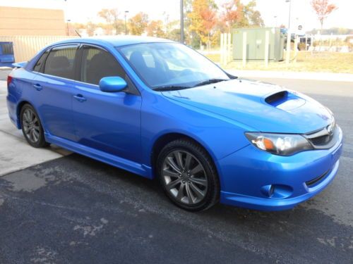 2010 subaru impreza wrx beautiful car turbo 2.5l 265hp blue low reserve must see