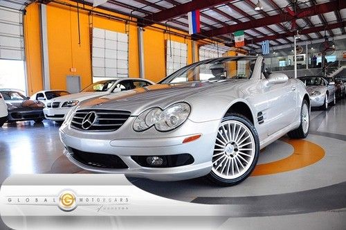 03 mercedes sl500 roadster convertible auto bose nav comfort-seats alloys xenon