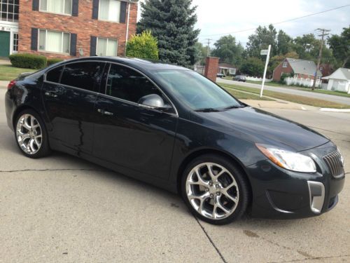 2012 buick regal gs_2.0l turbo_6 speed man._navi_moon_rebuilt salvage_no reserve