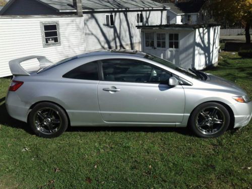 NO RESERVE 2007 HONDA CIVIC COUPE EX 1.8L AUTO WRECKED REBUILDABLE SALVAGE CLEAN, image 6
