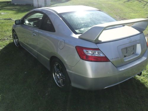 NO RESERVE 2007 HONDA CIVIC COUPE EX 1.8L AUTO WRECKED REBUILDABLE SALVAGE CLEAN, image 8