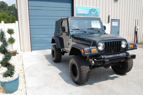 Warranty 2005 jeep wrangler tj sport 4.0l 4x4 auto suv 05 4  suspension lifted