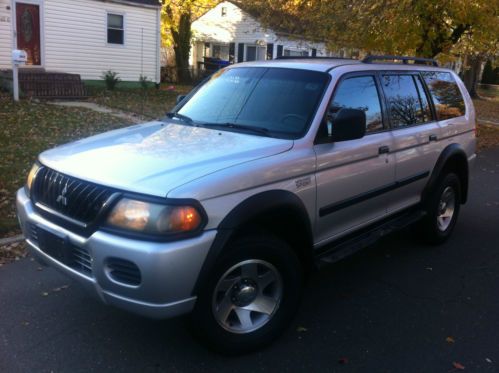 2002 mitsubishi montero sport ls 4x4, 1 owner, warranty, no reserve, only 72000m