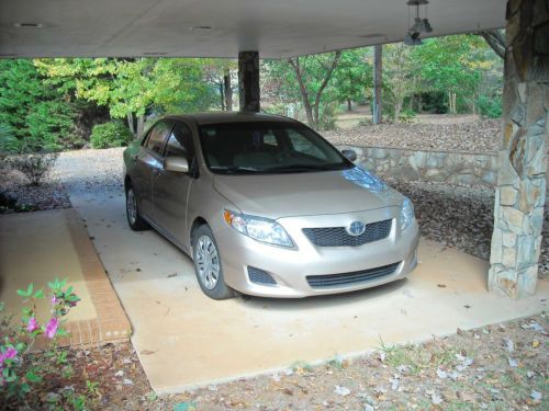 2009 toyota corolla 4 dr 46k miles xle wood trim