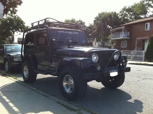 2001 jeep wrangler sahara sport utility 2-door 4.0l