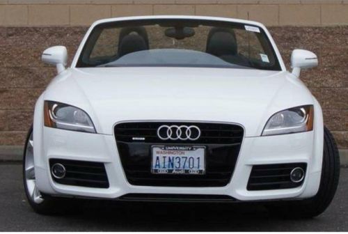 2012 audi tt quattro s convertible 2-door 2.0l