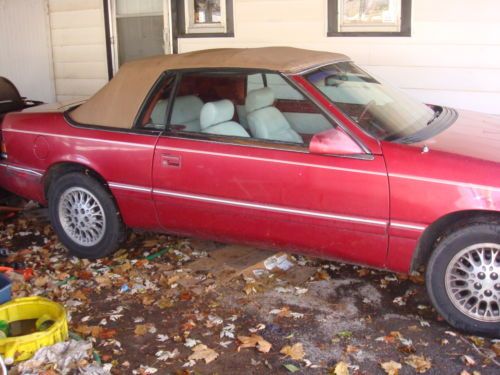 1994 chrysler lebaron lx convertible-runs great!! dont miss!! great deal!!!!