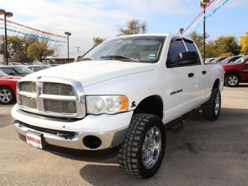 5.9l cummins diesel 5-speed manual slt power seat 4wd 4x4 bedliner chrome rims