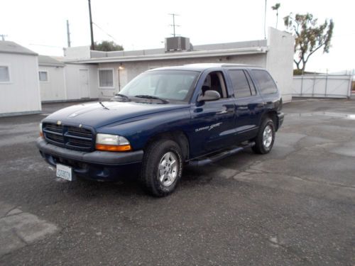 2001 dodge durango, no reserve