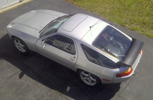 1989 porsche 928 s4 auto, silver/black