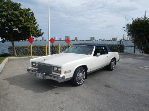 1981 cadillac eldorado biarritz convertible 2-door 6.0l