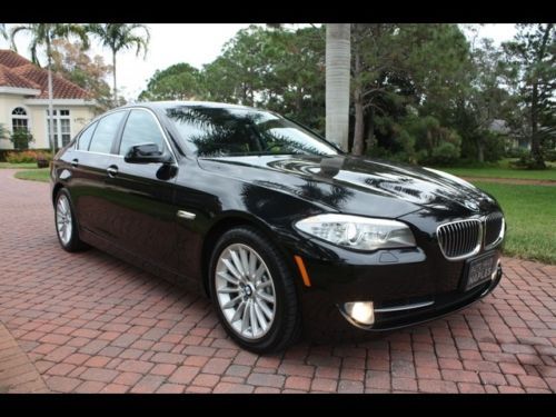 2011 bmw 535i sedan - 1-owner, leather, premium and p2, nav, sat, cam, bluetooth