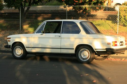 1976 bmw 2002 chamonix with black interior in excellent condition