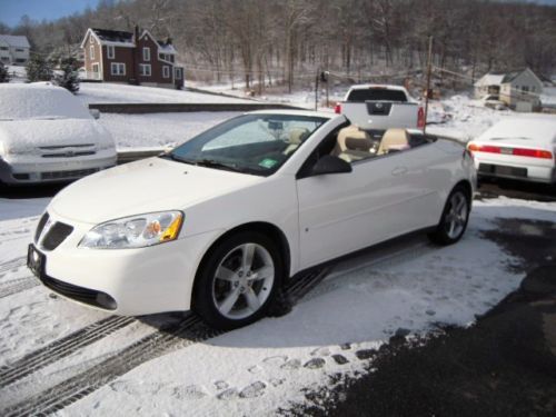 2006 g6 gtp convertible, auto 3.9l v6 leather traction pw pl pm cd 92k white