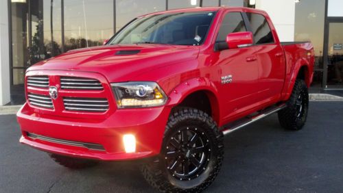 2014 ram 1500 sport crew 4x4 &gt;no reserve&lt; loaded custom 6in lifted $65199 retail